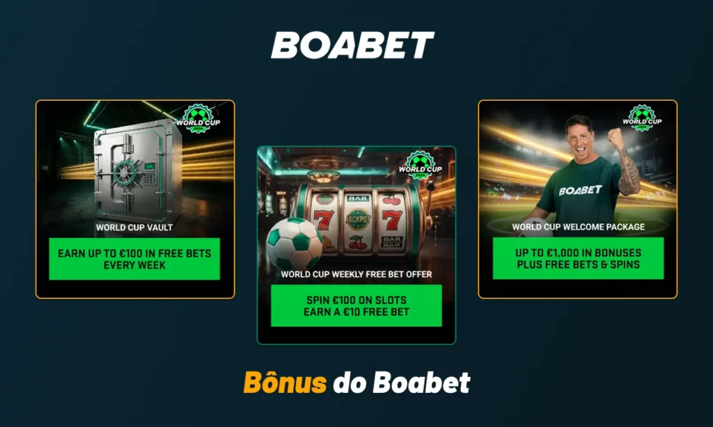Bônus e promoções disponíveis no Boabet Casino